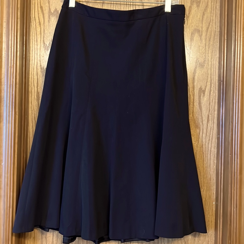East 5th A line black skirt size 10